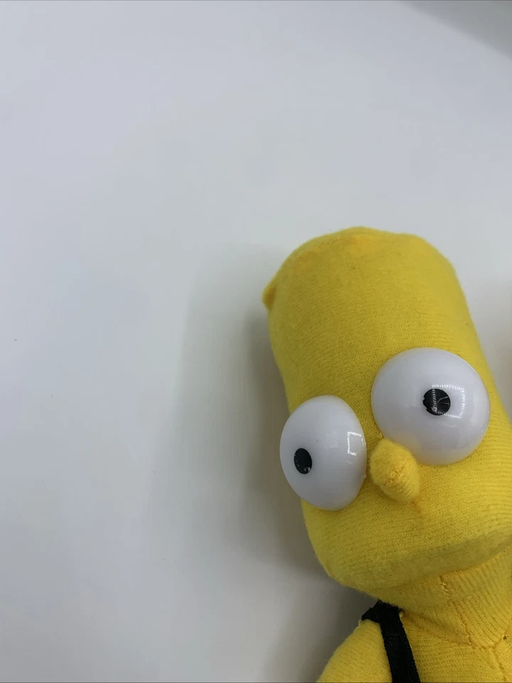 "Los Simpson Nanco 2006 Lisa 7"" y 2004 Bart 9"" juguetes de peluche" Foto 4 de 4