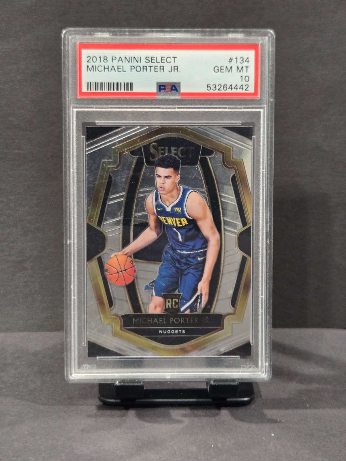 2018-19 Select - Michael Porter Jr. RC Premier Level #134 PSA 10
