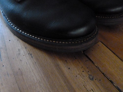 Real McCoy's - Bear Head Work Boots - Black Horsehide 9.5D (Japan) Cat's Paw - Picture 5 of 15