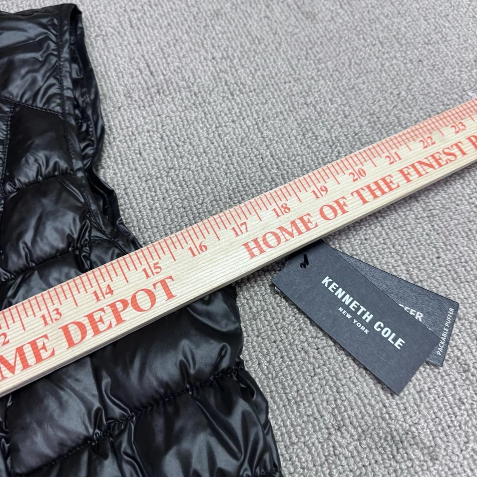 Kenneth Cole Vest Black Sleeveless Full Zip Women’s Size Small NWT Zip Pockets - Image 3 of 4