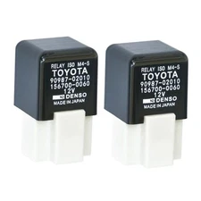 2Pcs 90987-02010 156700-0060 Automotive Start Relay 12VDC 40A 4Pins 