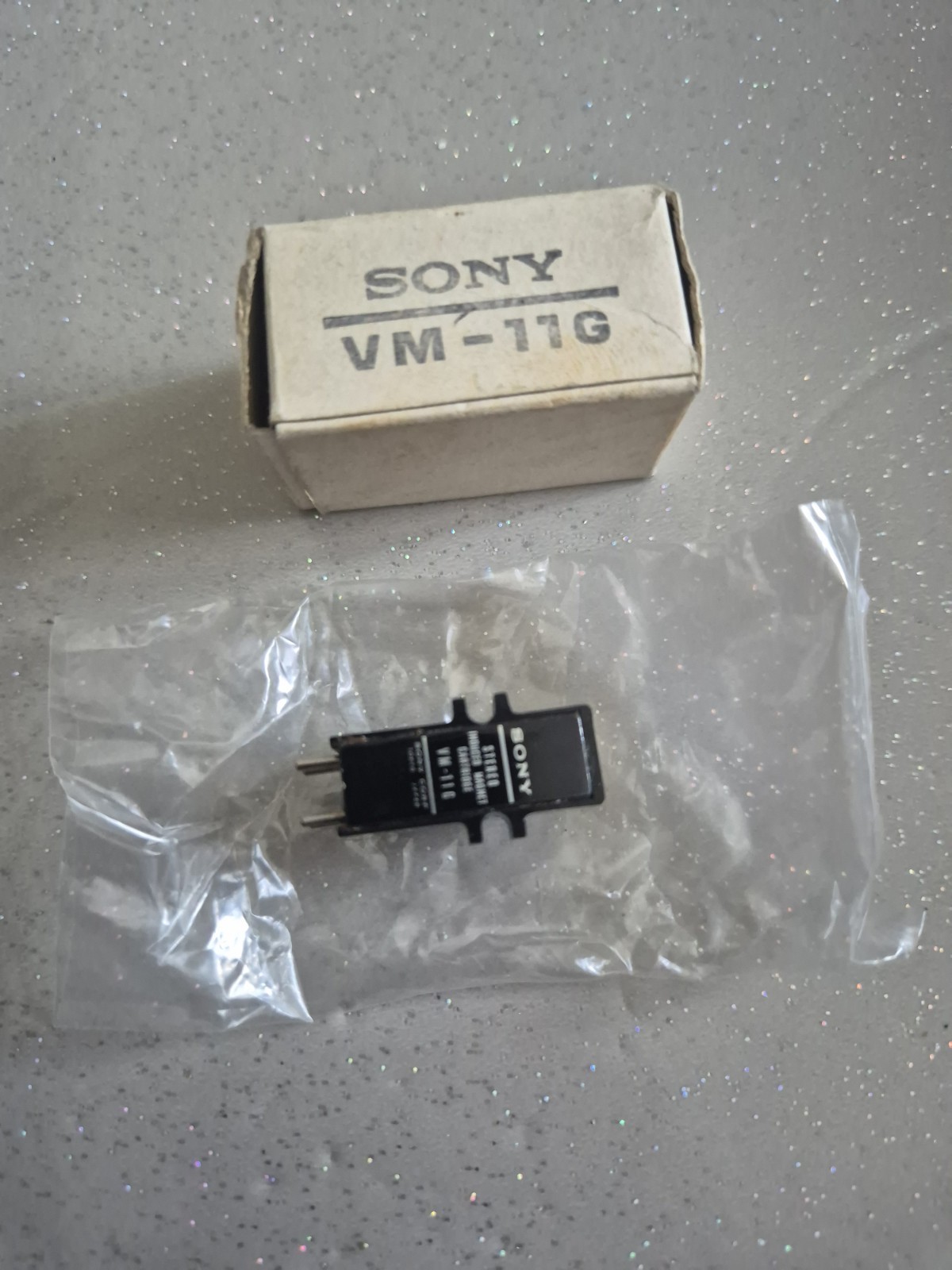 Cellule de précision Sony VM-11G cartouche magnétique stéréo vintage