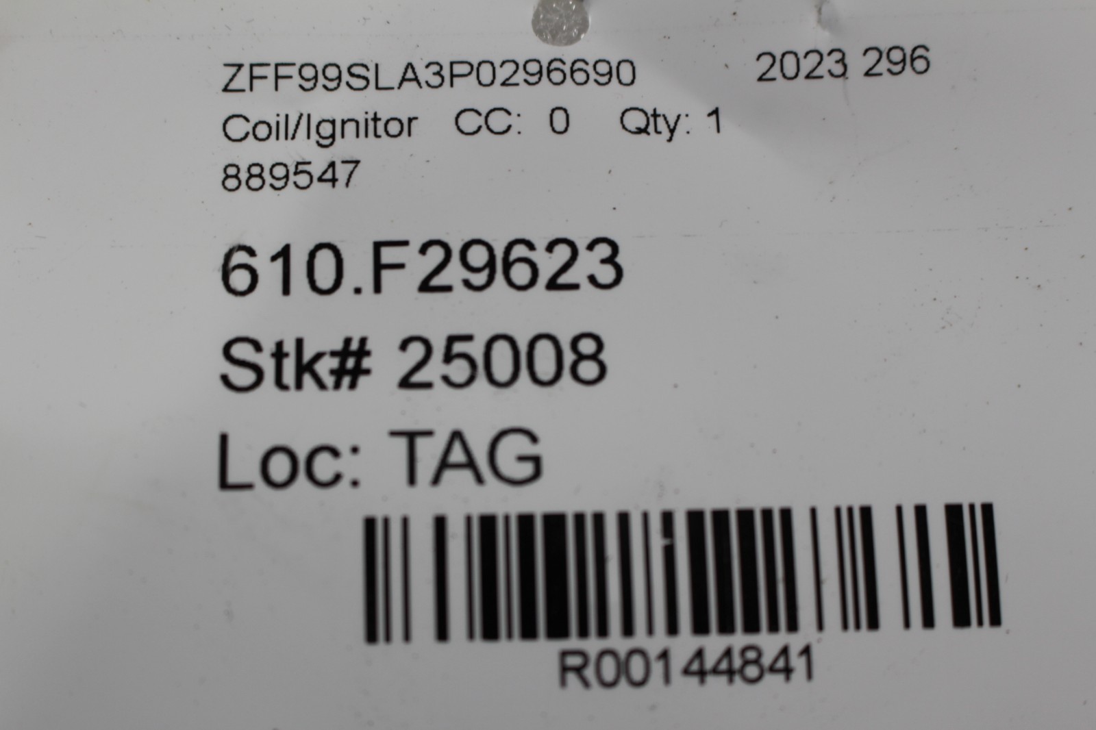 Ferrari 296 GTB, Coil Ignitor, Used, P/N 889547