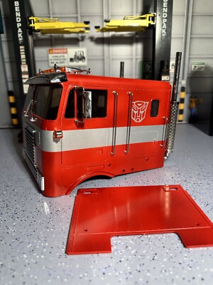 1/14 Tamiya hauler Optimus Prime Transformers Battle Torn Body ,Read Description