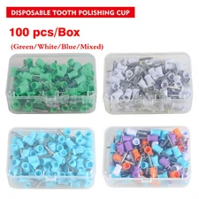 Dental de goma profilaxis de pulido de dientes Copas de pulido de tipo pestillo