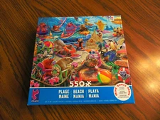 Ceaco Beach Mania 550 Piece Jigsaw Puzzle #2441-01 Factory Sealed NIB