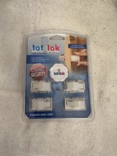 Baby Safety Magnetic Locking System 4 Locks 1 Key Fits Most Cabinets And Drawers