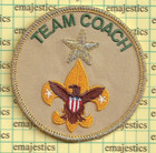 BSA VARSITY TEAM COACH POSITION UNIT LEADER AWARD OF MERIT GOLD MYLAR STAR 2010