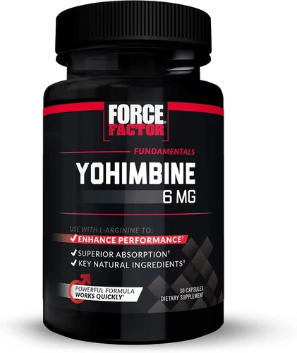 Yohimbine Supplement for Men, Yohimbe Bark Extract with Superior Absorption to E