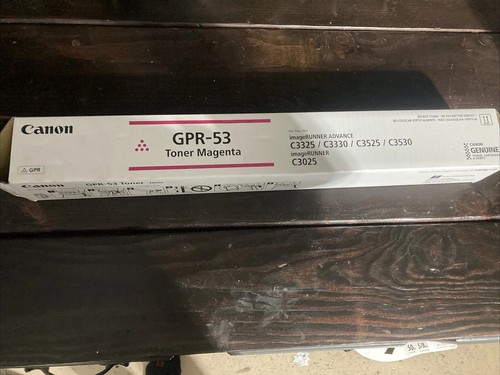 Original Canon ImageRunner C3325, C3330, C3525, C3530, C3025 GPR-53 Magenta Toner