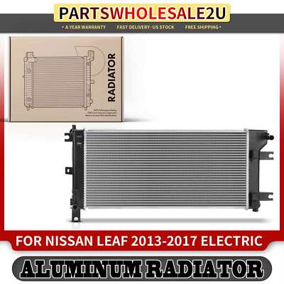 New Aluminum Radiator for Nissan LEAF 2013 2014 2015 2016 2017 w/o Oil Cooler