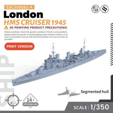 MRY-SFW 1/350 HMS London Cruiser 1945