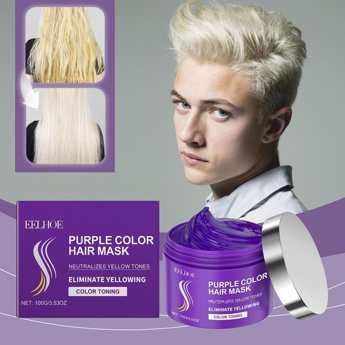 Purple Keratin Hair Mask Fast Repair Dry Frizz Damaged Scalp ml 100 Hair P2E0 - 第 4/14 張圖片