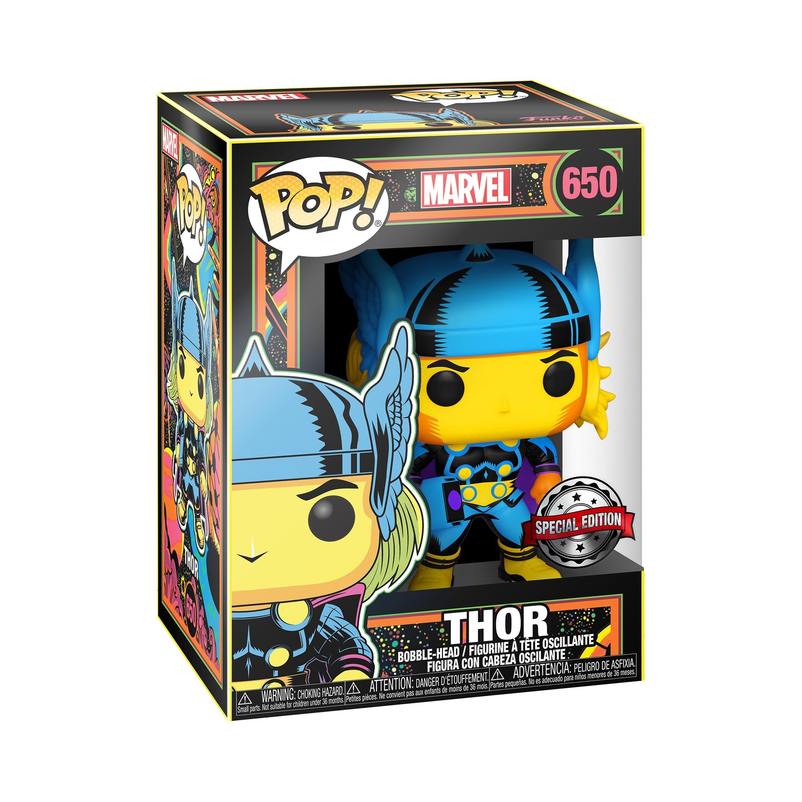 Funko Pop! Marvel: Black Light - Thor - Marvel Comics - Collectable Vinyl Figure