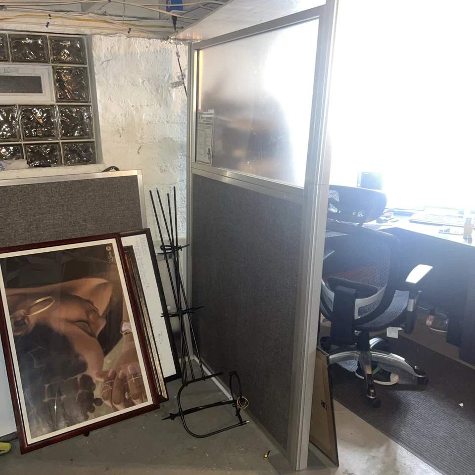 Divisórias de escritório portáteis, cubículos em forma de H  - Imagem 3 de 3