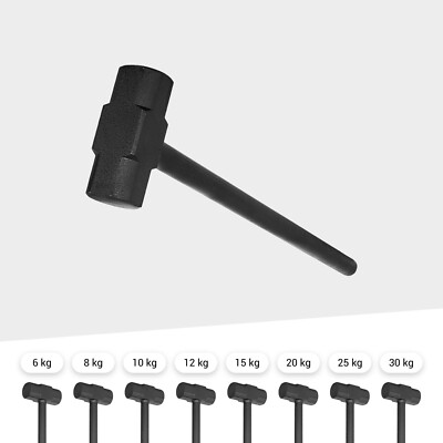 GORILLA SPORTS  Gym Hammer Gusseisen Gewichtshammer Sledge Hammer Krafttraining