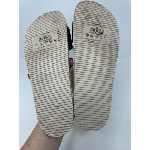 Melissa Jelly Sandals Womens size 10 Cosmic Slides 90s Y2K Slip On Beige Rubber - Picture 9 of 10