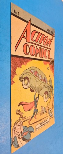 ACTION COMICS # 1 ~ 1976 Safeguard PROMO Reprint 1st APPEAR SUPERMAN ~HIGH GRADE - Picture 4 of 7