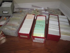 Worldwide Collection ,dealer cards,glassines,sets ,pre-1940, recent ,105 diff. 