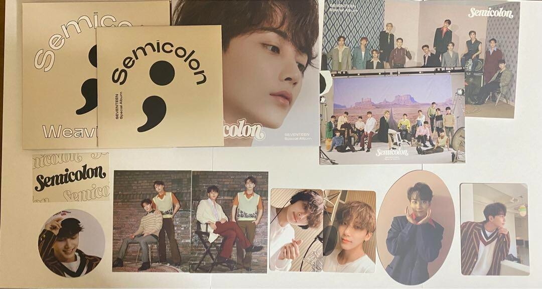 K-POP・アジア Seventeen jeonghan semicolon SEVENTEEN special album Semicolon jeonghan complete set