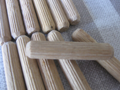 Dübel 8 x 40 mm Holzdübel 12 Stück Steckdübel Buche Holz