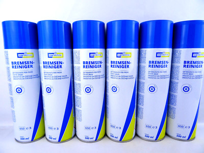Bremsenreiniger Bremsen Reiniger Schnellreiniger Dose 6x 500ml Cartechnic