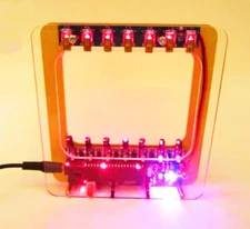 DIY Kit C51 MCU Laser Harp Kit String Electronic Keyboard Kit Parts for Study