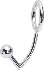 BDSM 50mm Donut Cockring Penisring Hodenring mit 30mm Anal Hook