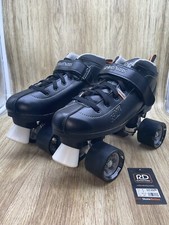 Roller Derby STR Seven Men's U726M Roller Skate Size 8 Preowned With Box Black