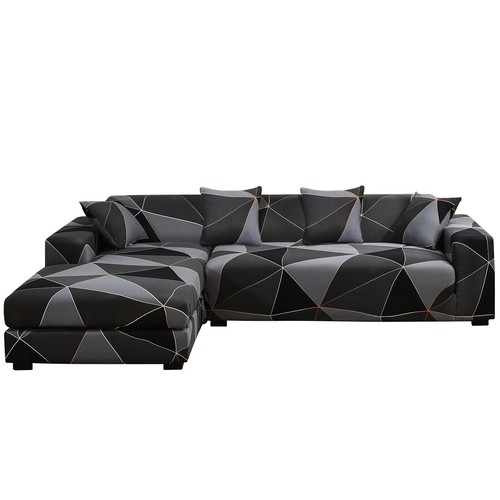 Stretch Sofa Covers Slipcover for L Shape Sectional Corner Sofa Couch Protector - Picture 49 of 167