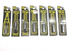 NEW! BEST WAY TOOLS TAMPER-PROOF TORX INSERT BITS, T10-T40