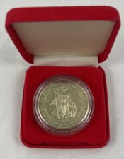 Hong Kong Returns to China, 1997 Trade Dollar, Royal Mint, aUNC, Nickel Silver B