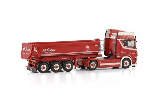 WSI - Scania R HL 4x2 with half pipe trailer 3axle 01-4087 / 1:50 scale - Picture 4 of 4