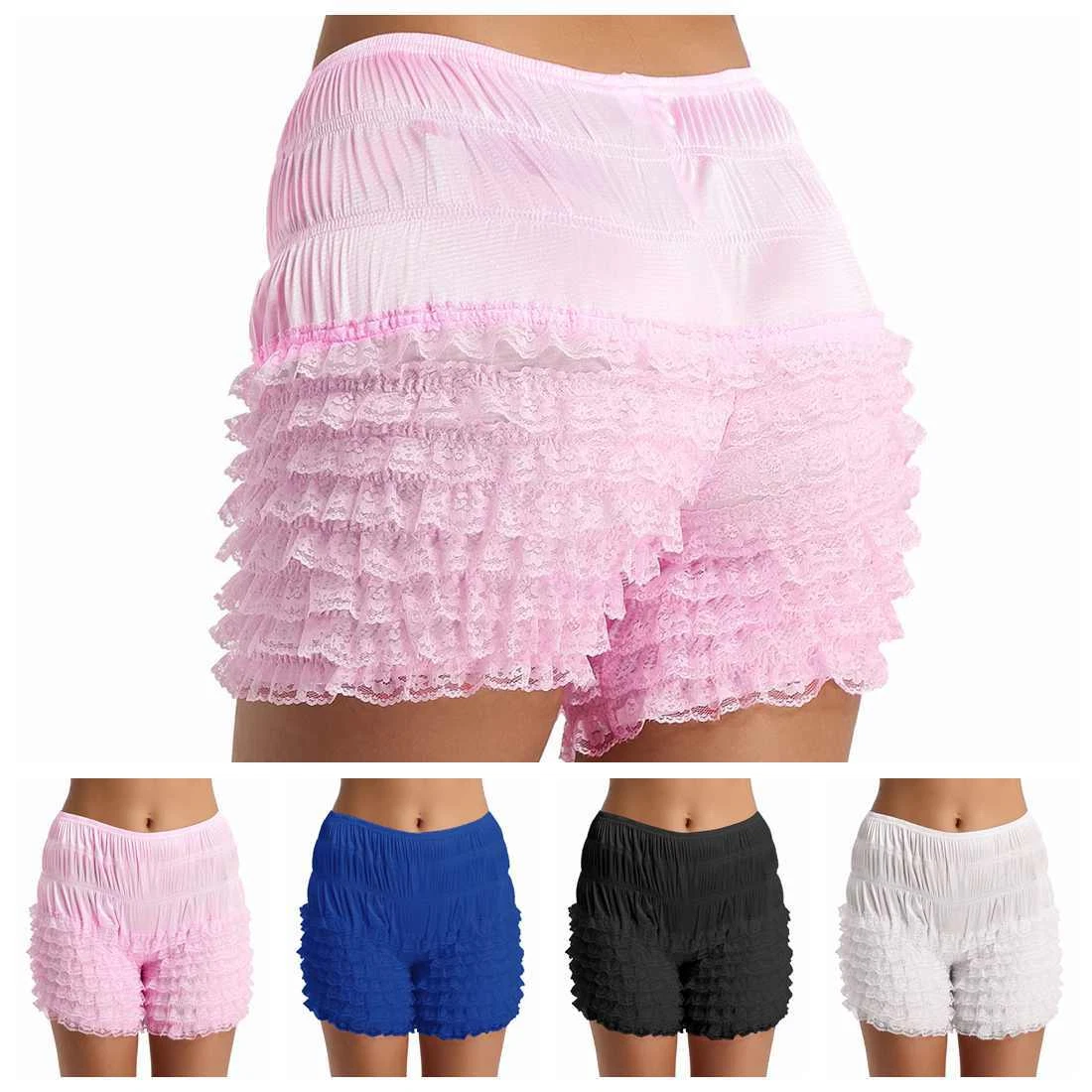 New Women Seamless Safety Short Pants Under Skirt Shorts Modal Lace Short  Tights