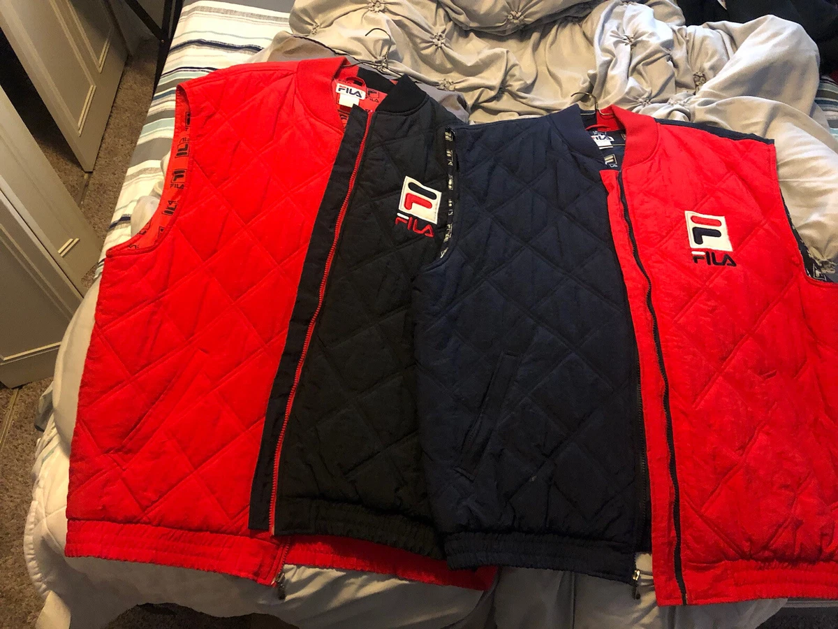Fila puffer vest deals