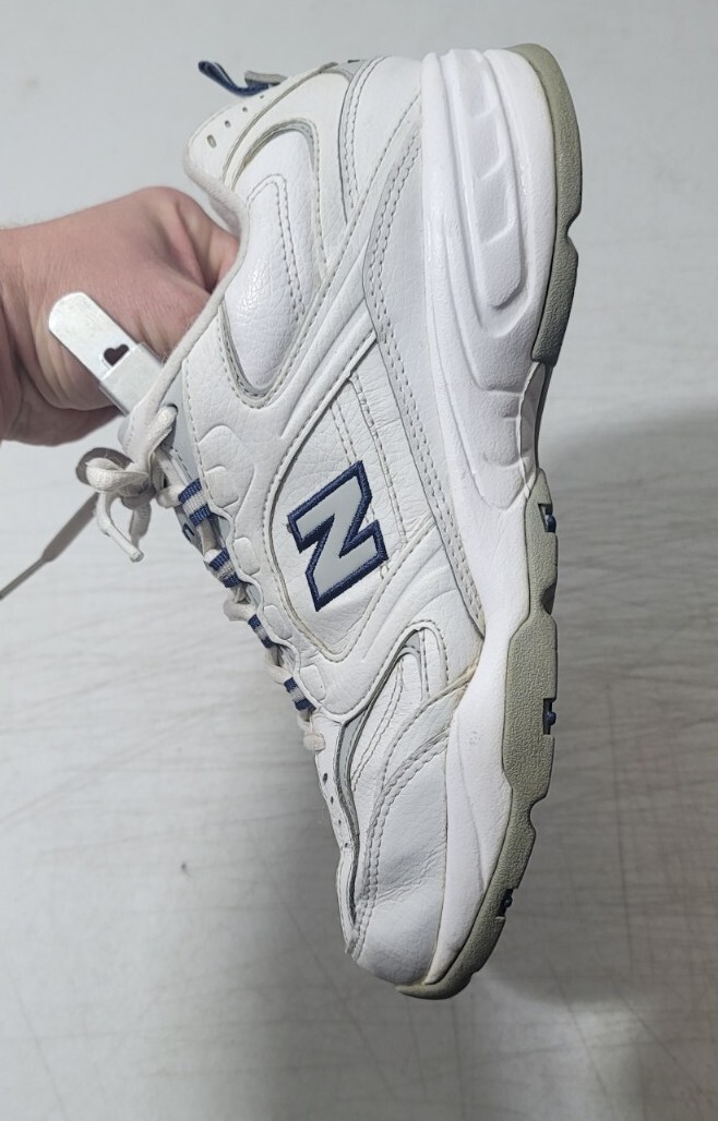 New Balance Womens WX407WM Size 8.5 D White Leather Running Shoes