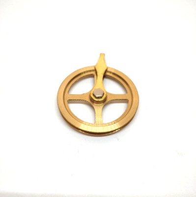 Vintage NOS Kieninger Brass Clock Pulley For Modern Cable Driven Clock 1 3/4''
