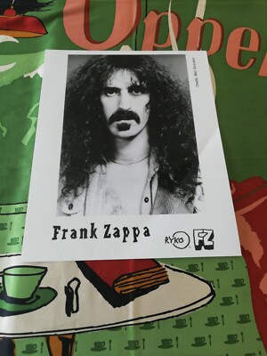 Frank Zappa Original Vintage Press Shot 8''x10'' VG++ Ryko FZ