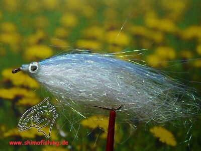 Streamer Fiberfish White Blue, 3er Set