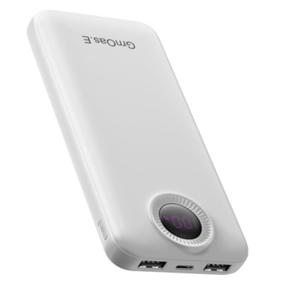 10000mAh Power Bank Battery Pack Portable USB Charger Fast Charging, LED Display