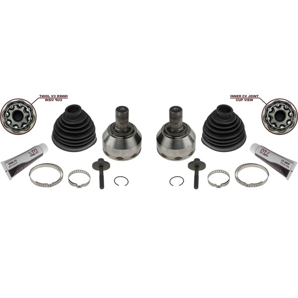 2X NTY Gelenksatz Antriebswelle Gelenk Vorne FüR Volvo XC60 156 D4 D3 246 2.0-image