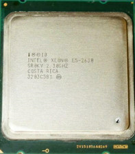 Lot of 2 Intel Xeon E5-2630 6 Core 2.30GHz CPU Processor LGA 2011 SR0KV
