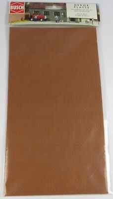 Busch 7402 Klinkersteine-Mauer H0 – Selbstklebende Mauer-Oberfläche Für Modellbau, 250x140 Mm