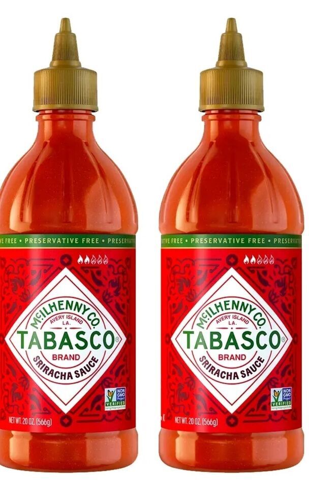 TABASCO 20 oz. Sriracha Hot Sauce - 2/Pack
