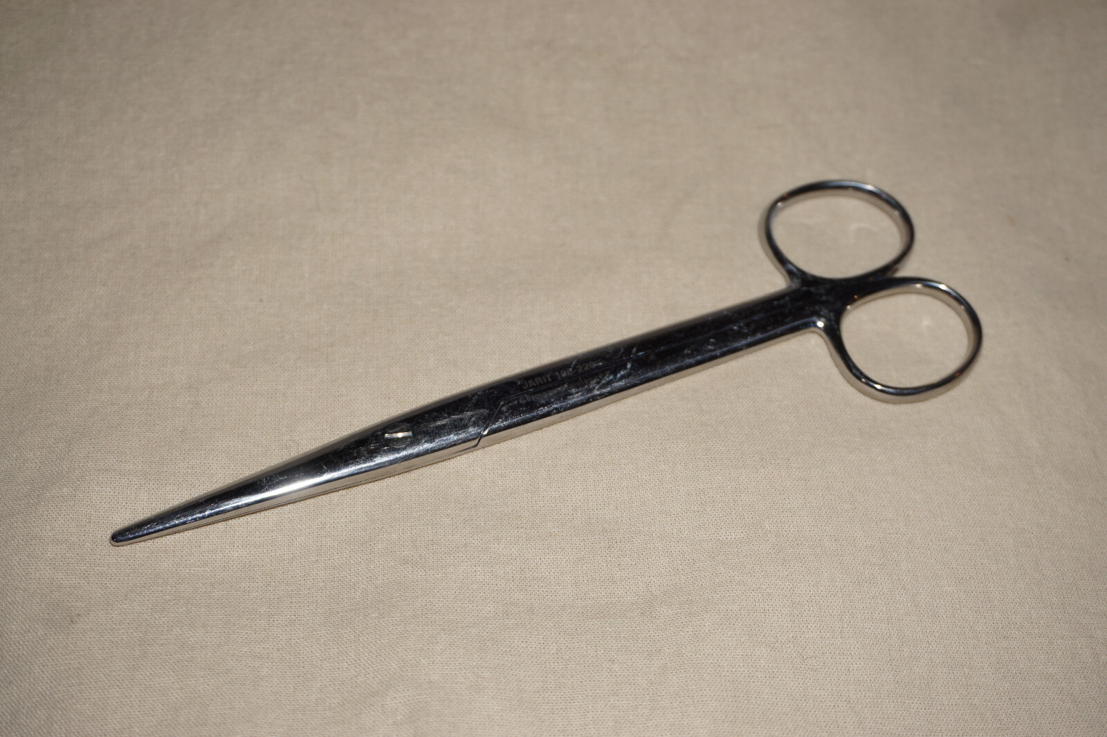 Jarit Surgical 100-220 6-3/4" Straight Mayo Scissors