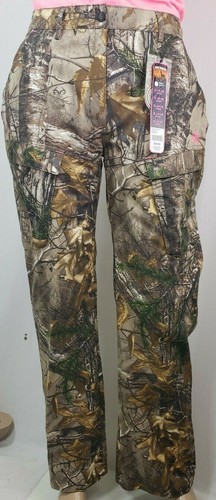 Women's Hill Country Dura Soft Realtree Xtra Camo Twill Hunting Cargo Pants NWT