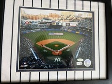 YANKEE STADIUM OPENING DAY PHOTO 8'' x 10'' Joe Girardi autographed Photograph