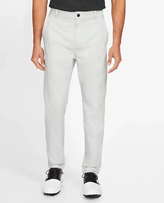 Nike Dri-FIT UV Men's Slim-Fit Golf Chino Pants Photon Dust DA4130-025 33x32