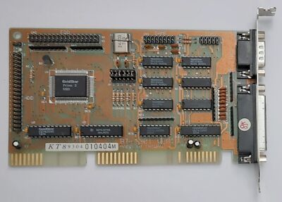 Raytech RT-1201 ISA Multi-I/O IDE Floppy Controller (Gold Star, Retro, 1993)