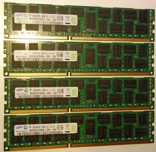 32Gb (4x 8Gb) DDR3 Samsung ECC memory M393B1K70DH0-CH9 - Picture 3 of 3